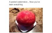 Comment Eplucher un melon d’eau (méthode de machette)