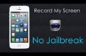 L’écran enregistrement sur iPhone sans Jailbrake