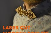 Clip en bois noeud papillon (découpe laser)