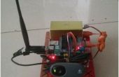 Robot de réservoir moniteur sans fil basé sur framboise pi