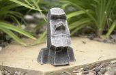 Île de Pâques papier Moai tête