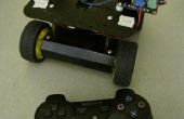 Robot pilotée par manette PS3 par l’intermédiaire de shield Arduino et Wifi