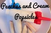 Pêches et crème Popsicles