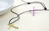 Idées de bijoux en métal - créer un collier croix pour filles