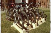 Débris de bois Bike Stand (appui libre)