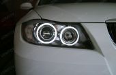 Comment convertir BMW 3 Series Sedan halogène Headlight Stock Angel Eyes à LED