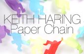 Keith Haring papier chaîne