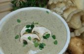Soupe aux champignons crème de noix de cajou (Vegan)