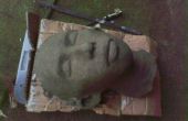Votre propre statue tête en béton (utiliser le moule en papier)
