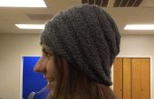 Knitted spiral hat