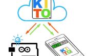 Application mobile pour surveiller et contrôle Arduino, à l’aide de kito.io plate-forme IOT