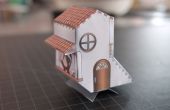 Littéral Birdhouse Mini-Papercraft