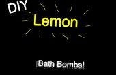 Bombes de bain citron DIY ! 