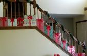 Décorations d’escalier de Noël « Présente »