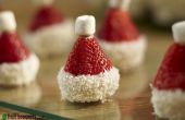 Comment des Bouquets de fruits faire fraises Santa Hat