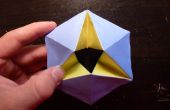 A Kaleidocycles - fun, projet origami 3D qui change de couleur lorsque vous faites pivoter il