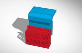 3D imprimable commode côté stockage
