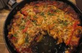 Le poivron et Chorizo Omelette