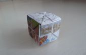Cube photo puzzle origami