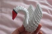 Origami modulaire | Mini ailes Swan | 181 pièces