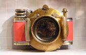 Lentille de 100 ans de « Capture d’âme » à 35mm, hanté caméra de Noël. film spécial steampunk
