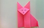 Renard origami mignon