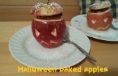 Comment faire des pommes au four de Halloween