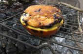 Orange Peel Campfire muffins