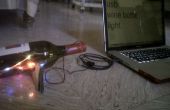 Alimenté par USB lumière de bouteille de vin. 