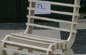CNC emboîtement chaise Design