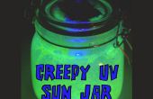 Creepy UV LED Sun Jar ! 