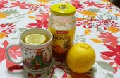 Boire du miel et citron
