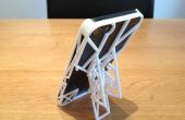 3D iPhone imprimé minimaliste cas avec construit en béquilles 3 en 1