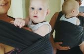 Écharpe extensible bricolage pour le portage de bébé nouveau-né