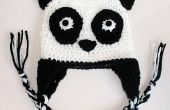 Panda Bear Earflap Hat
