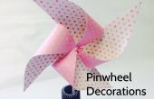 Pinwheel décorations