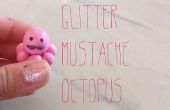Argile Glitter moustache Octopus