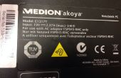 Enlèvement de Medion Akoya E1317T HDD Upgrade