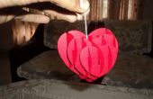 3D / 2d coeur de papier