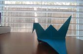 Origami battement Crane (facile-moyen)