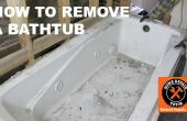 Comment faire pour supprimer une baignoire