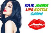 Kylie jenner lèvres miniature bouteille charme