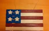 Faire un drapeau américain hors des bâtons de peinture