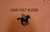 Chemise de sang-mêlé Camp génial avec le motif du dos. 