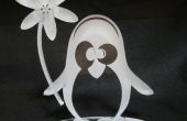 Je t’aime Penguin - fait pour ma femme:-) lasercut
