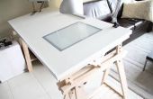 L’angle réglable de IKEAhacked table de dessin
