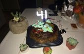 Panneau d’affichage LED anniversaire gâteau
