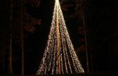 GRAND arbre de Noël de lumière