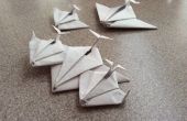 Origami Papier Jet/vaisseau spatial [ressemble beaucoup sur écran]