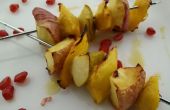Grillé recette de brochettes de fruits avec la friteuse Airfryer Philips